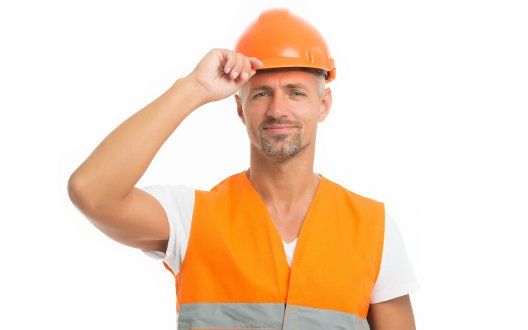 Bauarbeiter guckt zuversichtlich - © Copyright: photosvit - Can Stock Photo